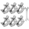 304 Stainless Steel C Clamp,30mm Mini Tiger Clamp,6 Pack