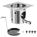 304 Stainless Steel Fire Burn Pot Replacement Parts for Traeger, Pit Boss