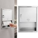 304 Stainless Steel Recessed Paper Towel Dispenser with Lock Commercial