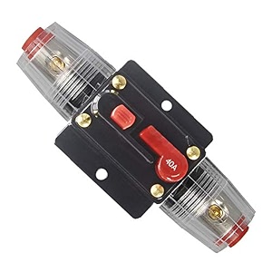 100a150a audio circuit breaker auto car stereo inline fuse holders inverter manual reset 12v-24v dc for automotive marine boat audio system protection 100a