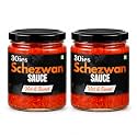 30ies Restaurant-style Schezwan Sauce &amp; Chutney | 170g each | Pack of 2
