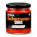 30ies Restaurant-style Schezwan Sauce &amp; Chutney | 170g | No Refined Sugar