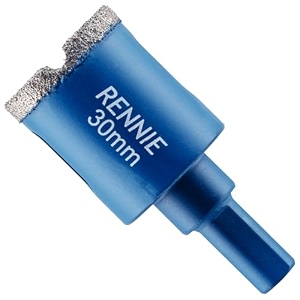 30mm diamond hole saw drill bit with tri shank for porcelain tiles ceramic slate stone granite marble glass diamond core holesawhole cutter