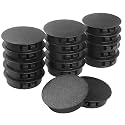 40mm Plastic Hole Plugs - Masendelk Snap-in End Caps - Black - 30pcs