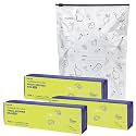 30PCS Reusable Aluminum Foil Sealable Storage Bags, Upgraded Reusable Aluminum Foil Freezer Bags with Label and Upgraded Zipper for Meat and Seafood, 3 Boxes 30Pcs Total (Large Size)