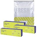 30PCS Reusable Aluminum Foil Sealable Storage Bags, Upgraded Reusable Aluminum Foil Freezer Bags with Label and Upgraded Zipper for Meat and Seafood, 3 Boxes 30Pcs Total (Large Size-New Pattern)