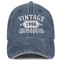30th Birthday Gifts for Her Him Vintage Embroidered 1995 Hat Gift Ideas for Women Baseball Cap