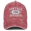 30th Birthday Gifts for Her Him Vintage Embroidered 1995 Hat Gift Ideas for Women Baseball Cap