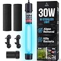 30W UV-C Light with 17ft Cable for 200-2000 Gallon Aquariums, Ponds & Pools - Professional UV Water Clarifier for Koi Ponds, Fish Tanks, Spas & Cold Plunge