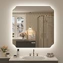 30x30 Inch Backlit LED Lighted Bathroom Mirror