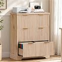31.534 Fluted File Cabinet with 3 Drawers