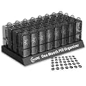 Monthly Pill Organizer 2 Times a Day, CAidRE 30 Day Pill Organizer AM PM, One Month Pill Boxes and Organizer, 31 Day Pill Organizer with Weekly Pill Holder for Fish Oil, Vitamins, Supplements, Black