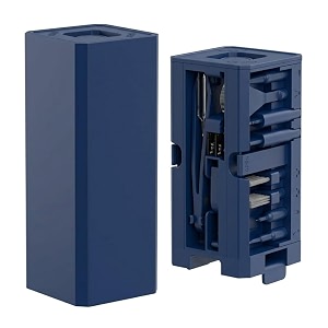 32-in-1 multi-functional cleaning kit for electronics including headphonesmobile phonescomputermonitorlens and etc compact and portable design navy blue