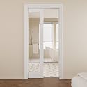 Pocket Door,1-Lite Clear Glass Doors,Home 32 x 80 Sliding Door