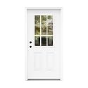 32"x80" Fiberglass Entry Door with Vinyl Frame,Right-Hand Inswing