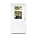 32"x80" Fiberglass Entry Door with Vinyl Frame, Left Hand Inswing