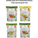 32 Baar Set Of 4 Chamomile Green