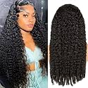 32 Inch Burmese Curly Lace Front Wigs