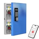 32 Key Lock Box Smart Key Organier Cabinet with Keypad & App for Office