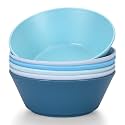 32 Ounce Cereal Bowls, Unbreakable Wheat Straw Fiber Bowl, Lightweight Kitchen Bowls Microwave & Dishwasher Safe BPA Free Bowls, E-Co Friendly Bowls Set for Cereal, Salad,Oatmeal, Soup,Snacks -6 Color