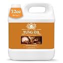 32 OZ Tung Oil for Wood Food Safe, 100% Pure Tung Oil for Wood Outdoor