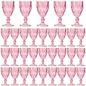 32 Pack Vintage Wine Glasses Plastic Reusable