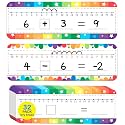 32 Packs Number Line Dry Erase Board Cards, Math Manipulatives for Class