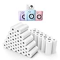 32 Rolls Instant Print Camera for Kids Refill Print Paper - Hikkon Thermal Print Paper Rolls Photo Print HD Printing for Most Kids Instant Camera(White)
