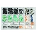 320PCS 24 Sizes Master Oil Drain Plug Gaskets, Washer Assortment Kits Replace 11026-01M02, 097-119, 097-139, 097-021, 097-025, 803916010, MD050317, APC93000