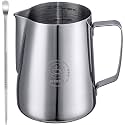 32oz Milk Frothing Pitcher for Coffee Shops, Large Stainless Steel Cup