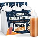 32oz Squeeze Bottles for Sauces, Oil bottles for Kitchen, Plastic Bottles