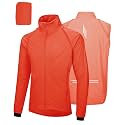 33,000ft Men's Packable Cycling Jacket Waterproof Running Vest Outerwear