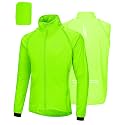 33,000ft Men's Packable Cycling Jacket Waterproof Running Vest Outerwear
