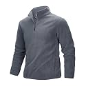 33,000ft Men's Polar Fleece Pullover Quarter Zip 1/4 Jacket Golf Sweatshirt