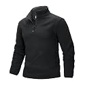 33,000ft Men's Polar Fleece Pullover Quarter Zip 1/4 Jacket Golf Sweatshirt