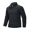 33,000ft Men's Polar Fleece Pullover Quarter Zip 1/4 Jacket Golf Sweatshirt