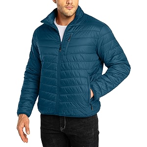 33000ft Mens Puffer Jacket Lightweight Packable Insulated