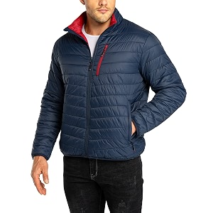 33000ft Mens Puffer Jacket Lightweight Packable Insulated