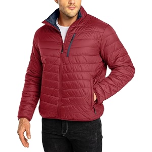 33000ft Mens Puffer Jacket Lightweight Packable Insulated