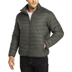 33000ft Mens Puffer Jacket Lightweight Packable Insulated