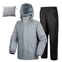 33,000ft Men's Rain Suit Packable Waterproof Lightweight Rain Gear
