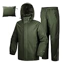 33,000ft Men's Rain Suit Packable Waterproof Lightweight Rain Gear