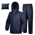 33,000ft Men's Rain Suit Packable Waterproof Lightweight Rain Gear