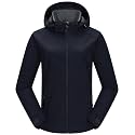 33,000ft Women's Softshell Jacket with Removable Hood Fleece Lined Jacket