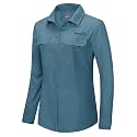 33,000ft Women's UPF 50+ UV Long Sleeve Sun Protection Safari Shirts Quick Dry Outdoor Fishing Hiking Travel Shirt