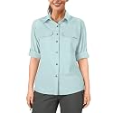 33,000ft Women's UPF 50 UV Sun Protection Shirt, Cool Quick Dry Long Sleeve Outdoor Fishing Hiking Safari Travel Shirt