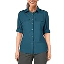 33,000ft Women's UPF 50 UV Sun Protection Shirt, Cool Quick Dry Long Sleeve Outdoor Fishing Hiking Safari Travel Shirt