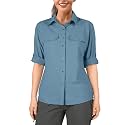 33,000ft Women's UPF 50 UV Sun Protection Shirt, Cool Quick Dry Long Sleeve Outdoor Fishing Hiking Safari Travel Shirt