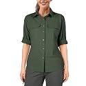 33,000ft Women's UPF 50 UV Sun Protection Shirt, Cool Quick Dry Long Sleeve Outdoor Fishing Hiking Safari Travel Shirt
