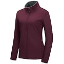 33,000ft Women's Waterproof Softshell Jacket Lightweight Fleece Lined Coat